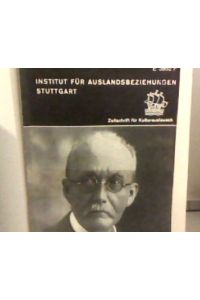 Zeitschrift für Kulturgeschichte16 Jg. - Heft1. - 1966.