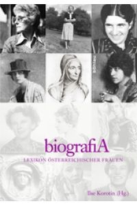 biografiA. Lexikon österreichischer Frauen. 4 Bde.