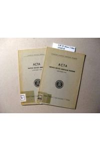 ACTA.   - Pontificii Instituti Orientalium Studiorum (Septembri 1970, 1982).