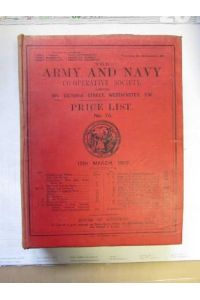 The Army and Navy Co-Operative Society (Limited, 105, Victoria Street, Westminster, S. W. )