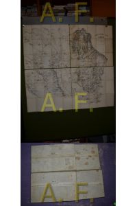 Umgebung von Olmütz, Blatt I-IV (komplett), 1 : 28. 800 (4 Karten, jede ca. 53, 5 x 50, 5 cm)