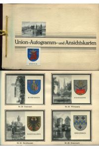 Union-Autogramm- und Ansichtskarten. Sammelbildalbum - komplett mit 120 Bildern.
