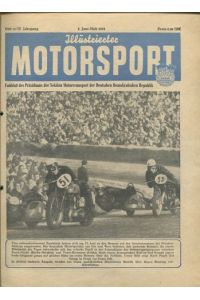 Illustrierter Motorsport. Fachblatt des Präsidiums der Sektion Motorrennsport der Deutschen Demokratischen Republik.   - Heft 12 - 2. Juni-Heft 1954.