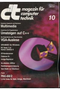 C't - Magazin für Computertechnik. Nr. 10 - 1991.
