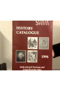 History Catalogue  - 1994 - with selected Variorum and Gregg revivals titles
