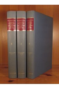 Herzog August Bibliothek Wolfenbüttel. Verzeichnis medizinischer und naturwissenschaftlicher Drucke 1472 - 1830, Bände 5 bis 7 (= Reihe B. Chronologischer Index, Teil 1 bis 3).