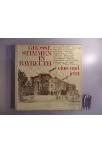 Grosse Stimmen in Bayreuth - einst und jetzt [Vinyl, 3-LP-Box-Set, 2721 062].   - Zeit-Magazin exklusiv.