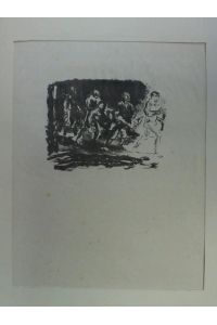 Original-Lithographie zu Benvenuto Cellini Mein Leben (Vorzugsdruck auf China-Papier)
