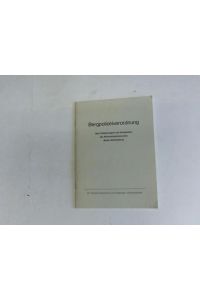 Bergpolizeiverordnung über Tiefbohrungen und Gasspeicher des Wirtschaftsministeriums Baden-Württemberg
