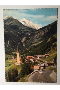 AK/Alte Ansichtskarte/Postkarte: Heiligenblut (1300m) mit Großglockner (3798m) Kärnten 1968 gelaufen