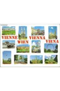 Vienne Wien Vienna Viena Mehrbildkarte