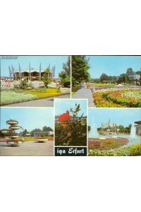 IGA Erfurt , Internationale Gartenbauausstellung Mehrbildkarte