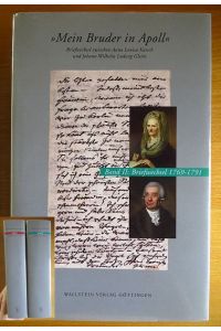 Mein Bruder in Apoll.   - Briefwechsel zwischen Anna Louisa Karsch und Johann Wilhelm Ludwig Gleim. Band I: Briefwechsel 1761-1768. Band II: Briefwechsel 1769-1791.