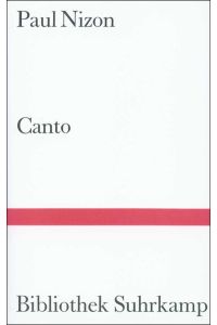 Canto (Bibliothek Suhrkamp)