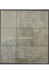 Luftnavigations-Karte - Luftdienstkommando 1/11 Hamburg-Fuhlsbüttel,