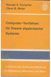 Computer-Verfahren für lineare algebraische Systeme.
