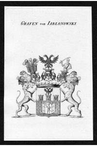 Grafen von Iablonowski - Jablonowski Wappen Adel coat of arms heraldry Heraldik
