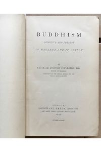 Buddhism.   - Primitive and Present in Magadha and in Ceylon.