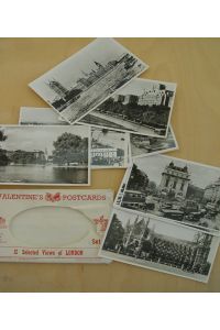 London England 12 Postkarten Fotografien um 1950 Valentine & Sons