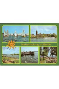 Naherholung in Berlin, Berlin - Haupstadt der DDR, Mehrbildkarte