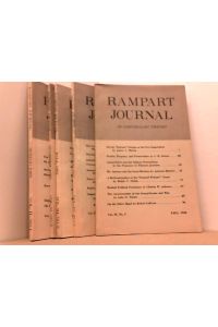 Rampart Journal of Individualist Thought.   - Konvolut von 5 Ausgaben.