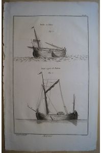 Marine. Original Kupferstich um 1780