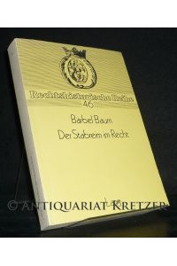 Der Stabreim im Recht. Vorkommen und Bedeutung des Stabreims in Antike und Mittelalter. (= Rechtshistorische Reihe, Band 46).