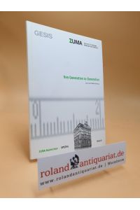 Von Generation zu Generation.   - GESIS ; ZUMA. Jan van Deth (Hrsg.) / Zentrum für Umfragen, Methoden und Analysen: ZUMA-Nachrichten / Spezial ; Bd. 8