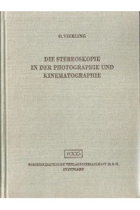 Die Stereoskopie in der Photographie und Kinematographie; Buch inkl. Anaglyphenbrille/3D Brille.