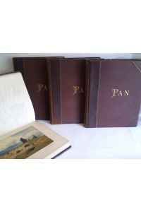 Pan. Jahrgang 1 und 2 (von 5) in 4 Bänden