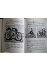 Illustrierte Geschichte der Erfindung des Fahrrades und der Entwicklung des Motorfahrradwesens.
