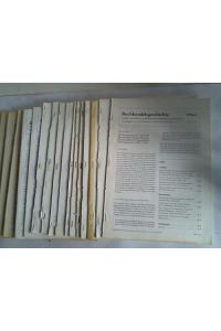 Buchhandelsgeschichte. Aufsätze, Rezensionen und Berichte zur Geschichte des Buchwesens. Sammlung von 21 Heften aus 1988-1996