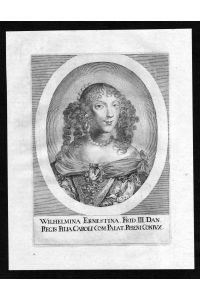 Wilhelmina Ernestina - Princess Wilhelmine Ernestine of Denmark (1650-1706) Wilhelmine Ernestine von Dänemark Vilhelmine Ernestine af Danmark Portrait