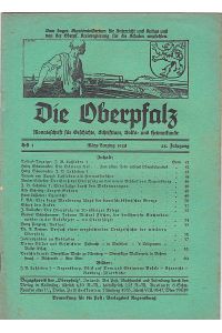 Die Oberpfalz, 22. Jahrgang, Heft 3 März/Lenzing, 1928