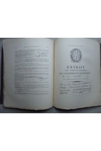 Catalogue de lettres Autographes. Catalogue de la Précieuse Collection D'Atuographes composant le cabinet de Alfred Bovet. Series I - II - III - VI.