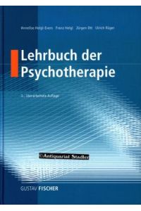 Lehrbuch der Psychotherapie.   - Mit einem Geleitw. von Werner Stucke.