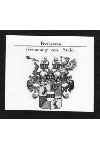 Grimming von Stahl - Grimming Gryming Grüming Grimminger von Stahl Wappen Adel coat of arms heraldry Heraldik
