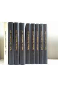 Städte- und Gemeindebund. Jahrgang 1984 bis 1992. 9 Bände