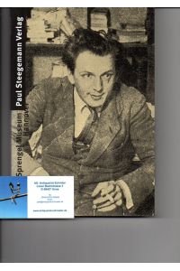 Paul Steegemann Verlag 1919-1935 / 1949-1955.   - Sammlung Marzona. Sprengel Museum Hannover.