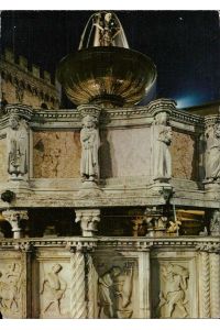 1052615 Perugia Hauptbrunnen - Einzelheit