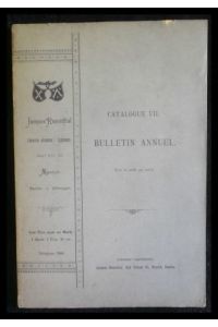 Catalogue VII. Bulletin annuel