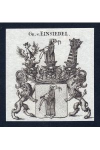 Gr. v. Einsiedel - Einsiedel Meißen Einseideln Wappen Adel coat of arms heraldry Heraldik