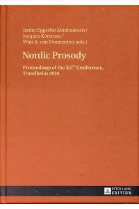 Nordic Prosody. Proceedings of the XIIth Conference, Trondheim 2016.