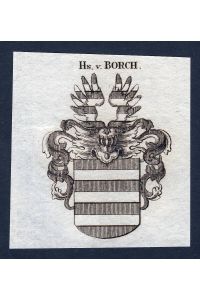 Hn. v. Borch - Borch Niedersachsen Wappen Adel coat of arms heraldry Heraldik