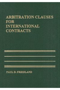 Arbitration Clauses for International