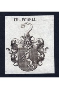 F. H. v. Forell - Forell Wappen Adel coat of arms heraldry Heraldik