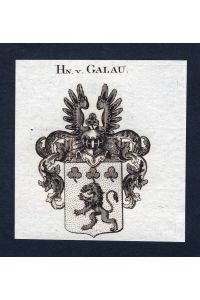 Hn. v. Galau - Galau Wappen Adel coat of arms heraldry Heraldik