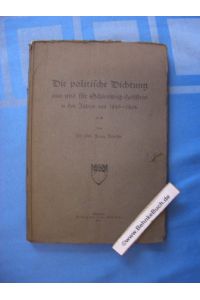 Die politische Dichtung aus und für Schleswig-Holstein in den Jahren von 1840-1864.