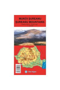 Harta Muntii Sureanu  - Scara 1:60000