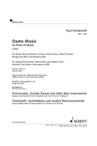 Dame Music  - (In Praise of Music), (Reihe: Edition Schott)